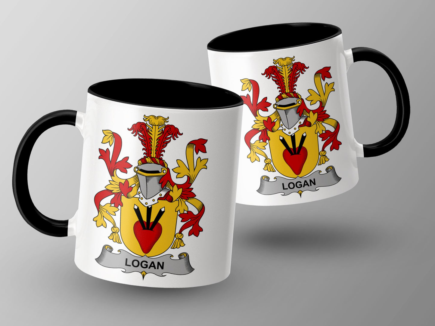 Logan Family Crest Unique Irish Coat of Arms Mug - Living Stone Gifts