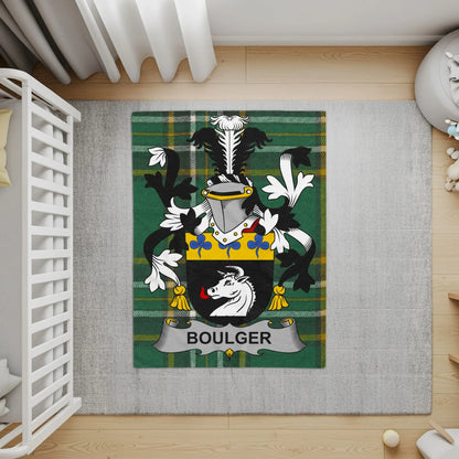 Boulger Family Crest Design Print Area Rug product