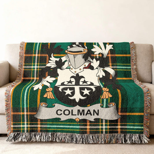 COLMAN Grey Crest Green Plaid Tartan Pattern product type