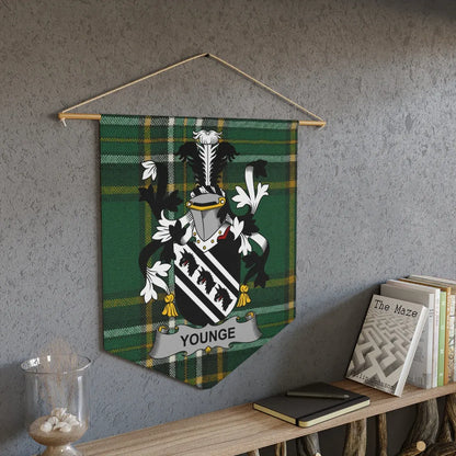 Younge Family Crest Tartan Wall Hanging product
