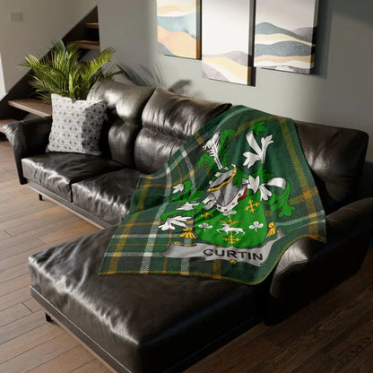 Cozy Irish Clan Family Name Throw Blanket product