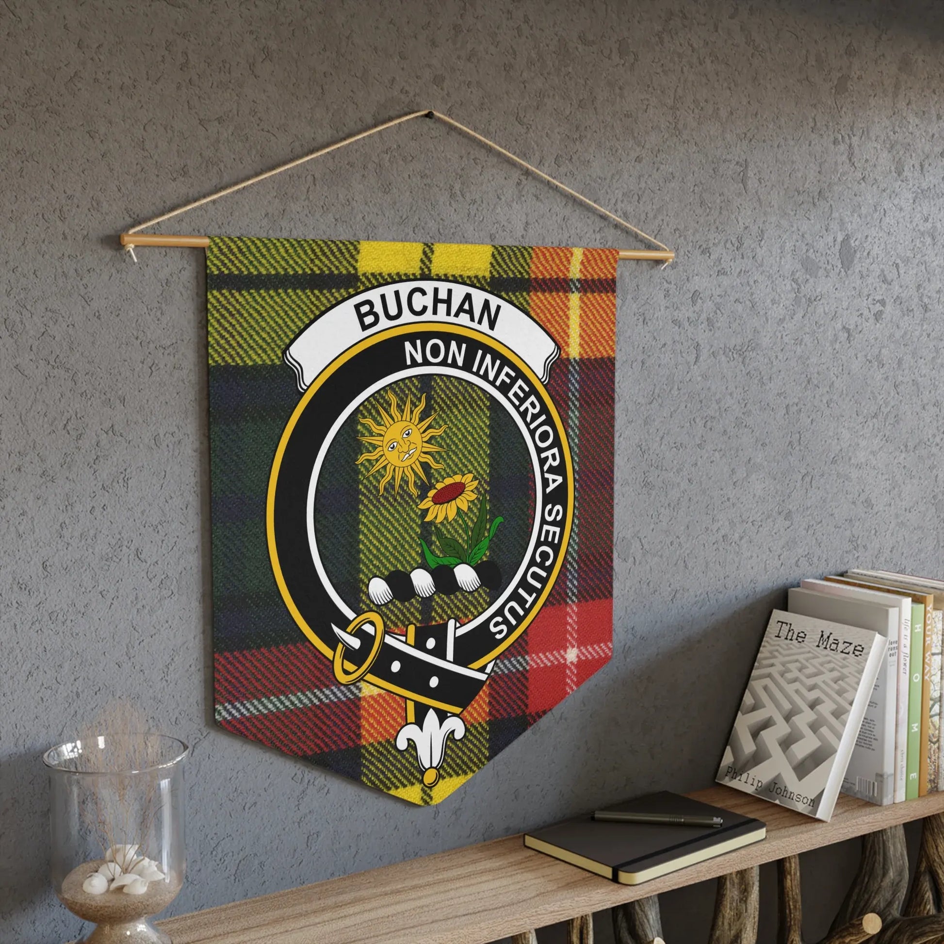 Buchan Clan Crest Tartan Plaque Wall Hanging product