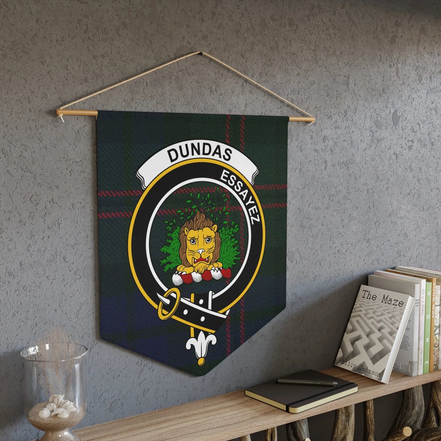 Highland Clan Crest Wall Hanging Decor Banner product type