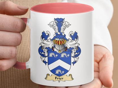 Friar Scottish Clan Coat of Arms Coffee Mug - Living Stone Gifts