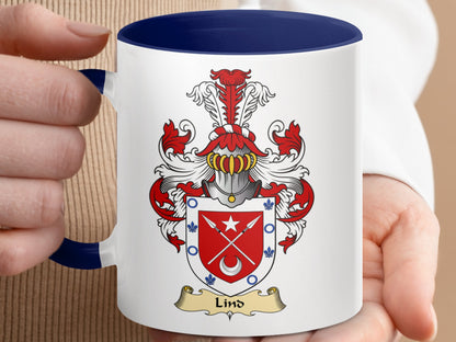 Lind Scottish Clan Coat of Arms Accent Mug - Living Stone Gifts