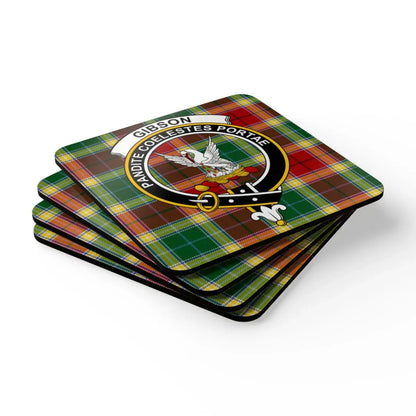 Clan Crest Tartan Coasters Set Unique Decor Product