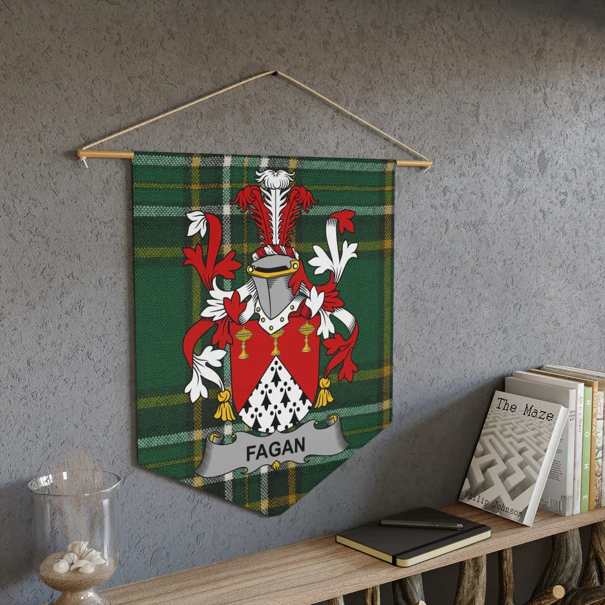 Fagan Family Crest Wall Hanging Tapestry Decor product type
