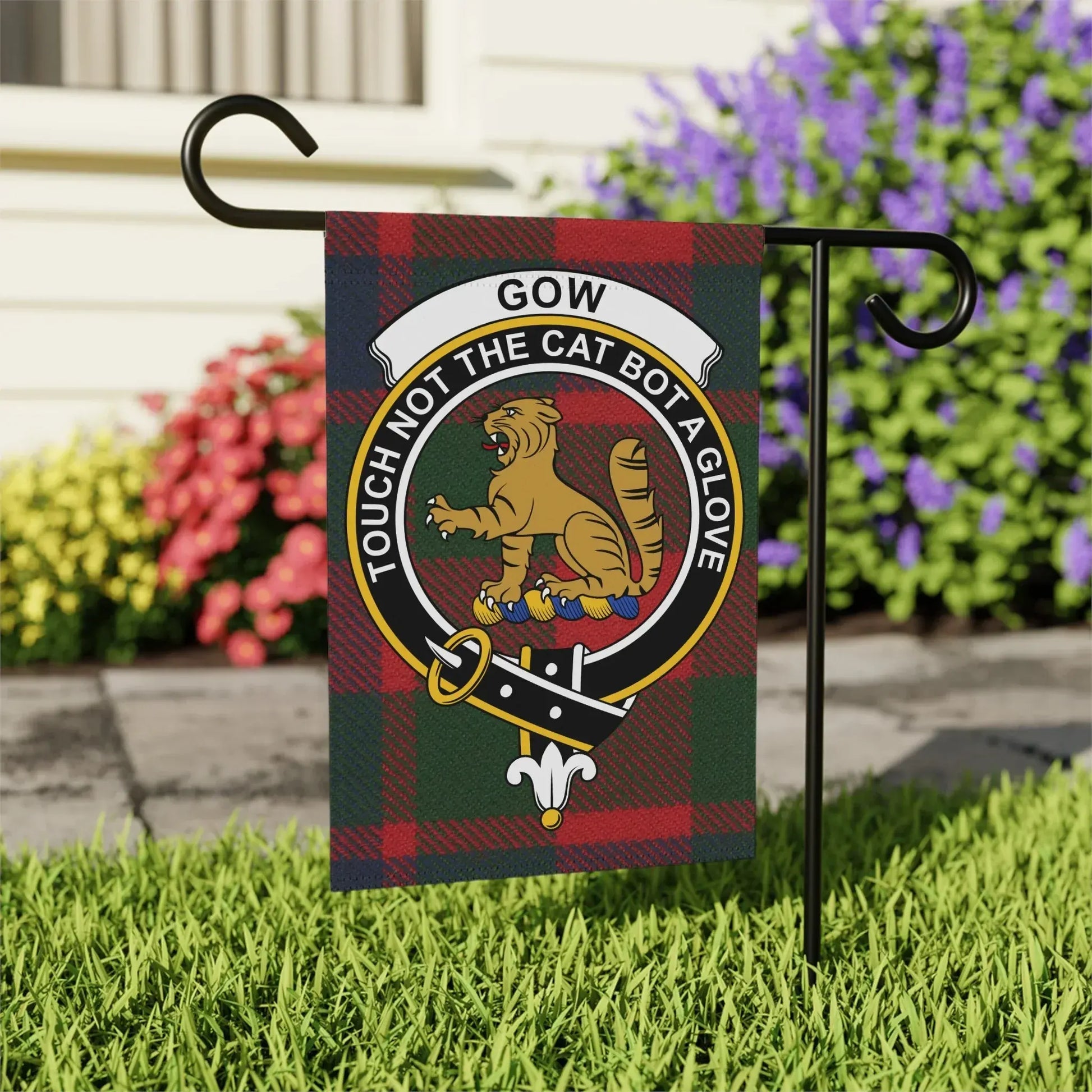 Clan Gow Highland Crest Garden Flag product