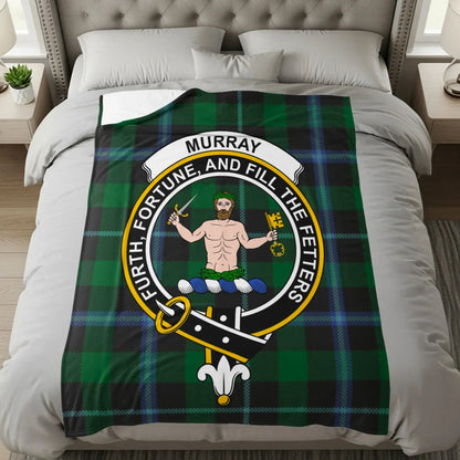 Scottish Clan Murray Tartan Blanket product