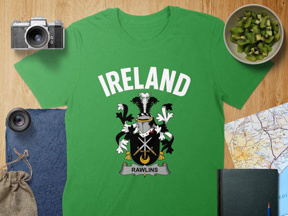 Ireland Rawlins Family Crest Green T-Shirt product