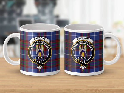 Preston Plaid Design Emblem Coffee Mug product