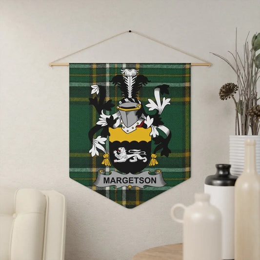 Margetson Family Crest Wall Hanging Tapestry product type