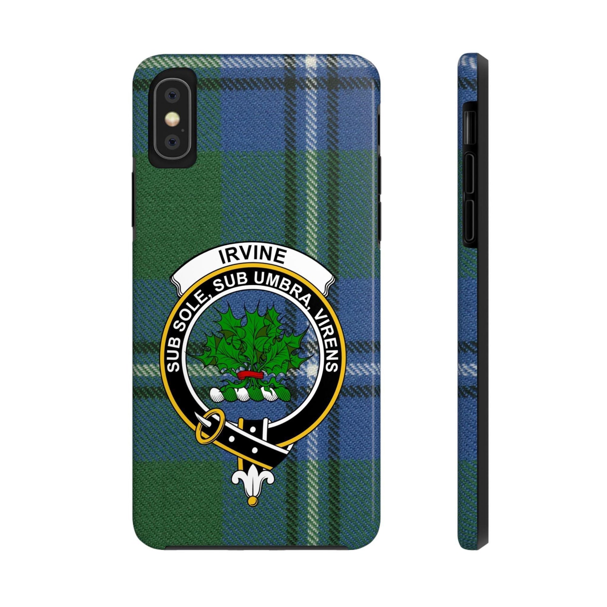 Irvine Clan Scottish Tartan Cell Phone Case - Celtic Ancestry Gifts