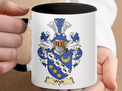 Clan Wyllie Scottish Coat of Arms Mug - Living Stone Gifts