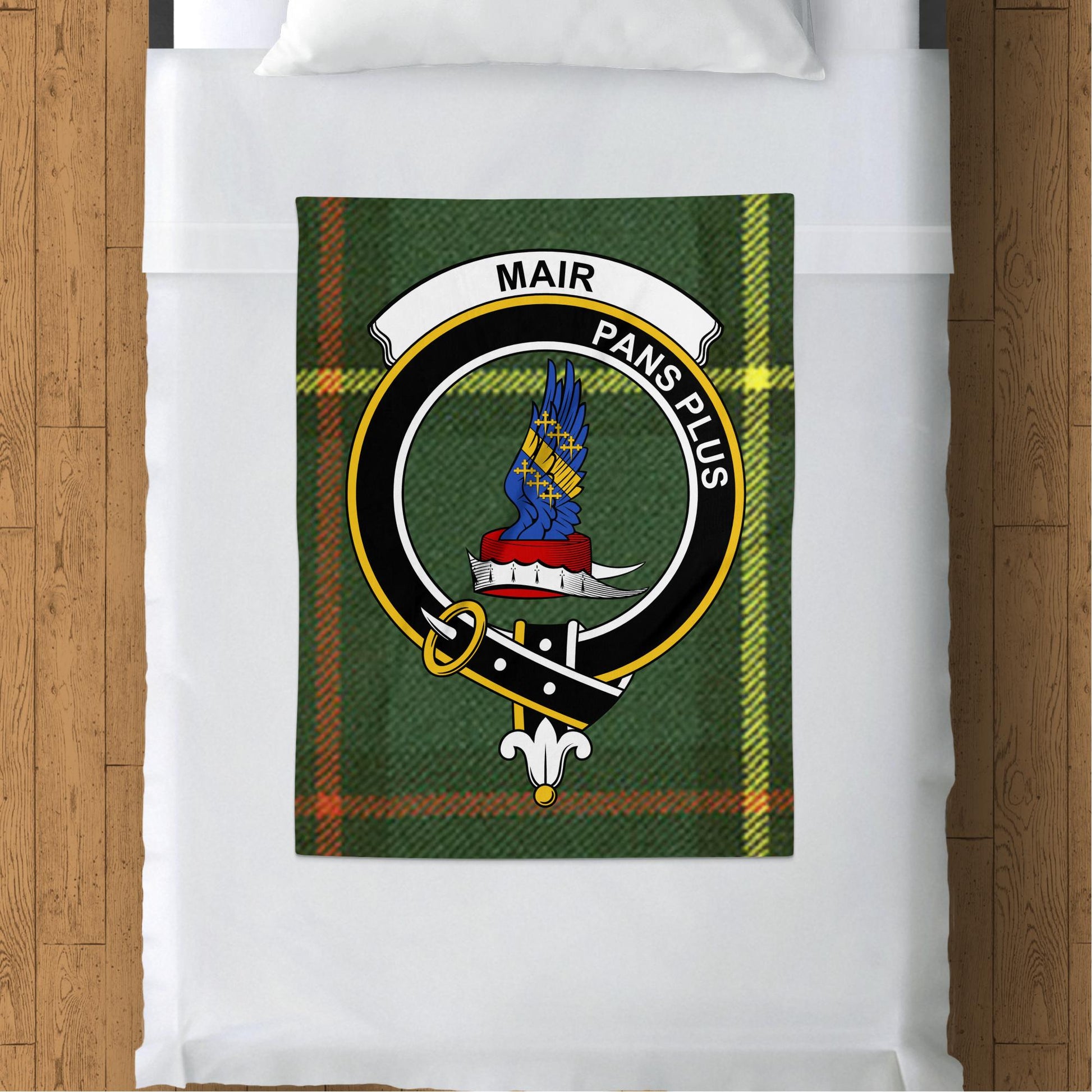 Scottish Clan Mair Plaid Highland Tradition Blanket - Living Stone Gifts