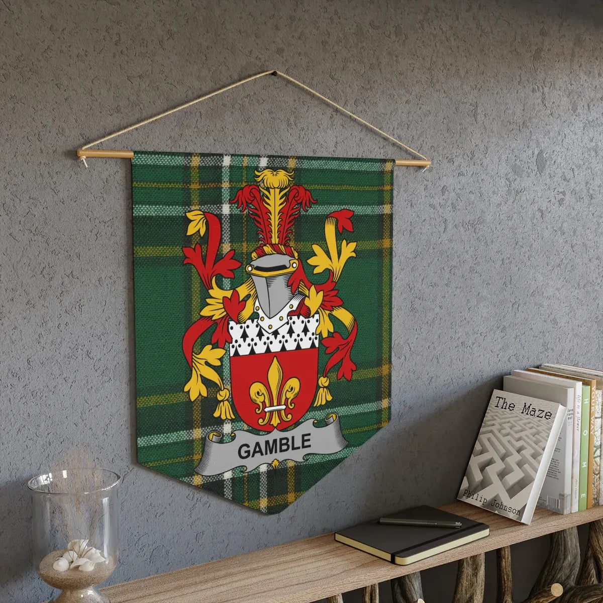 Custom Family Crest Wall Tapestry Home Decor product
