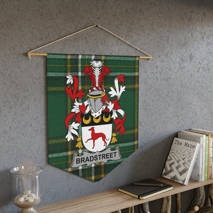 Bradstreet Family Crest Plaid Banner Home Decor product type