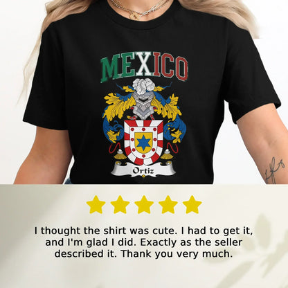 Mexico Ortiz Family Crest Graphic Design product type