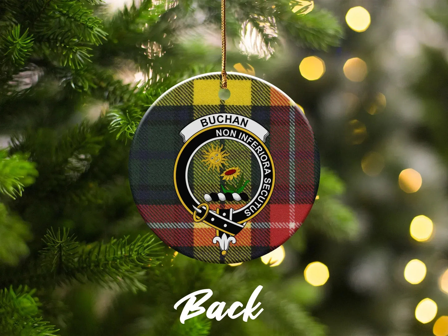 Buchan Non Inferiora Secutus Tartan Back product type
