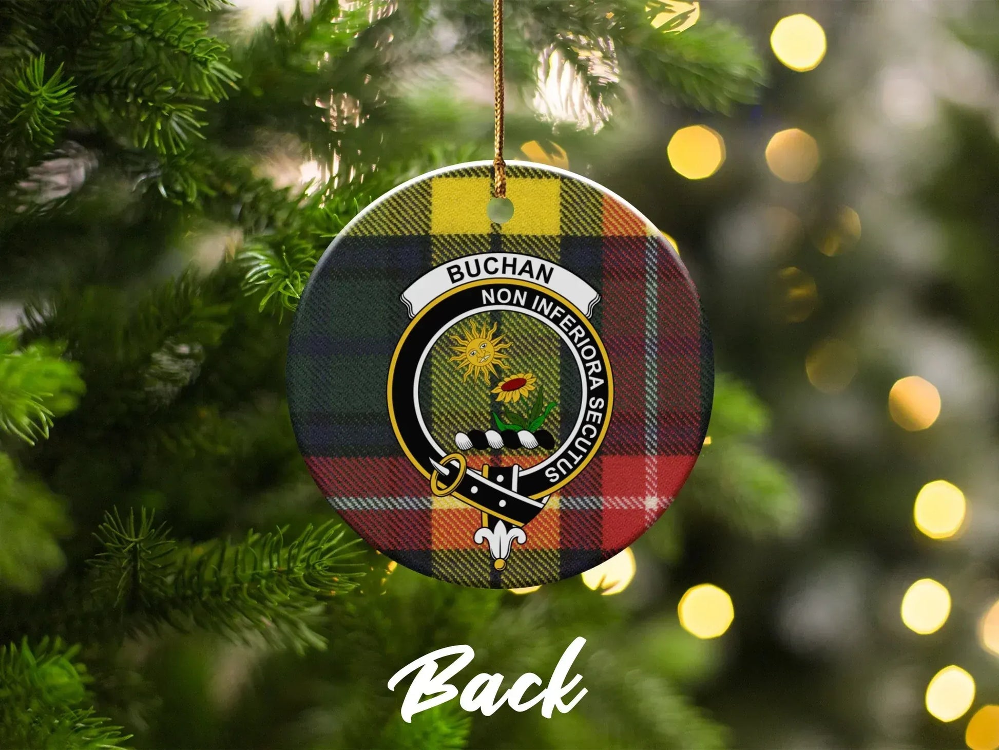 Buchan Non Inferiora Secutus Tartan Back product type