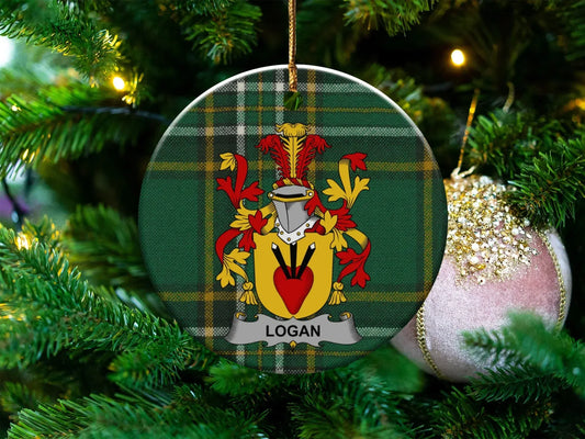Personalized Family Coat of Arms Decorative Ornament product