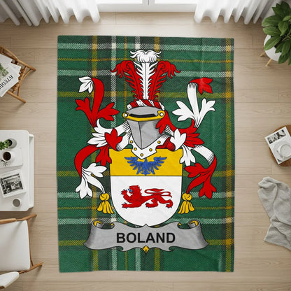 Boland Family Crest Tartan Plaid Area Rug product