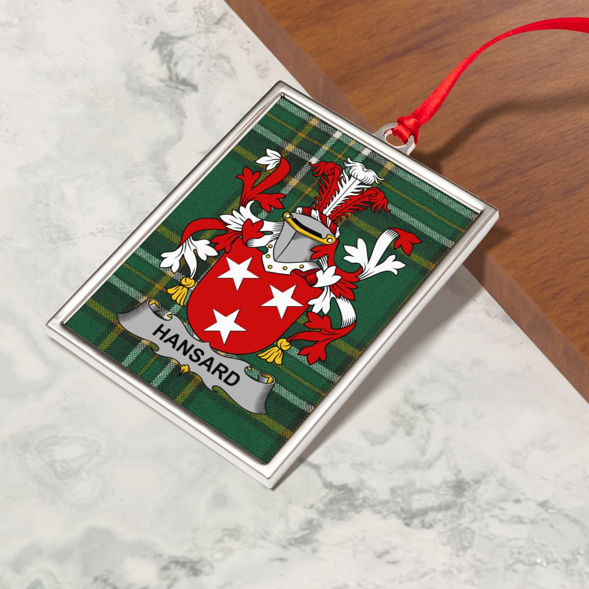 Hansard Custom Family Crest Ornament product type