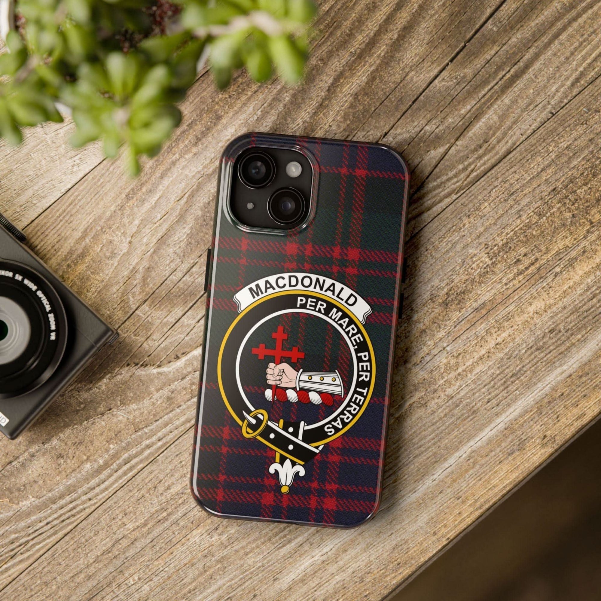 Macdonald Clan Scottish Tartan Cell Phone Case - Celtic Ancestry Gifts