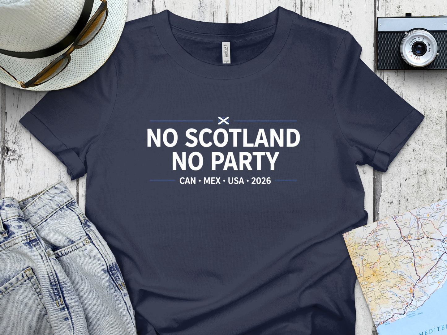 No Scotland No Party CAN MEX USA 2026 Shirt