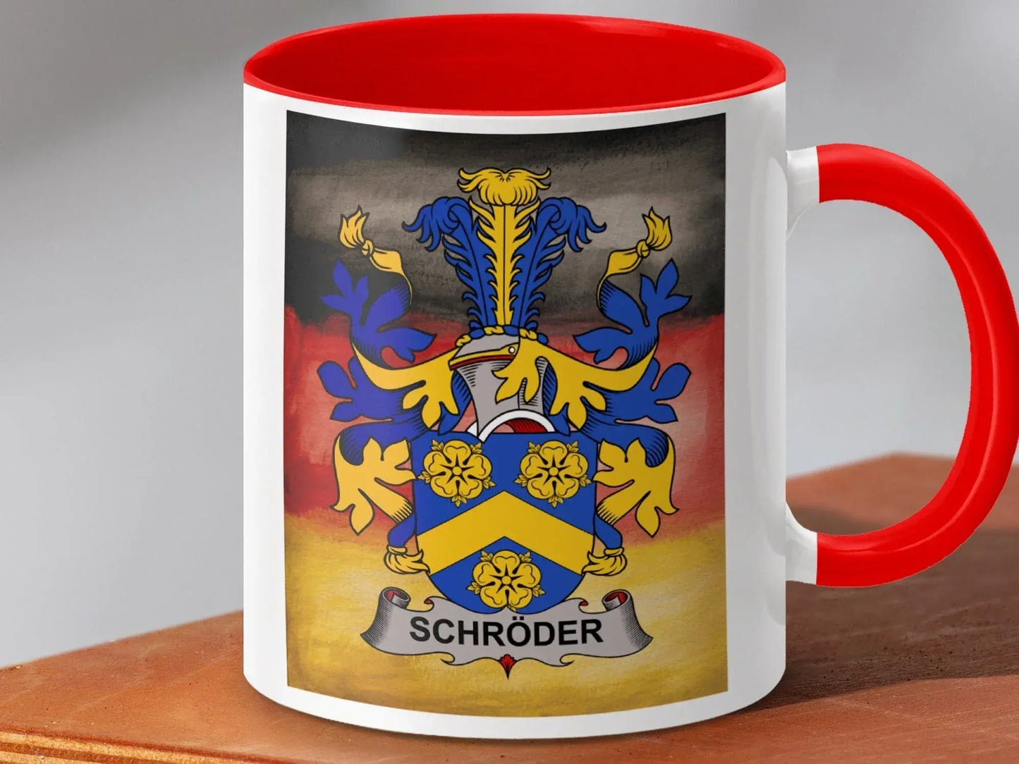 Schröder Family Crest Design Coffee Mug product