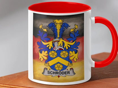 Schröder Family Crest Design Coffee Mug product