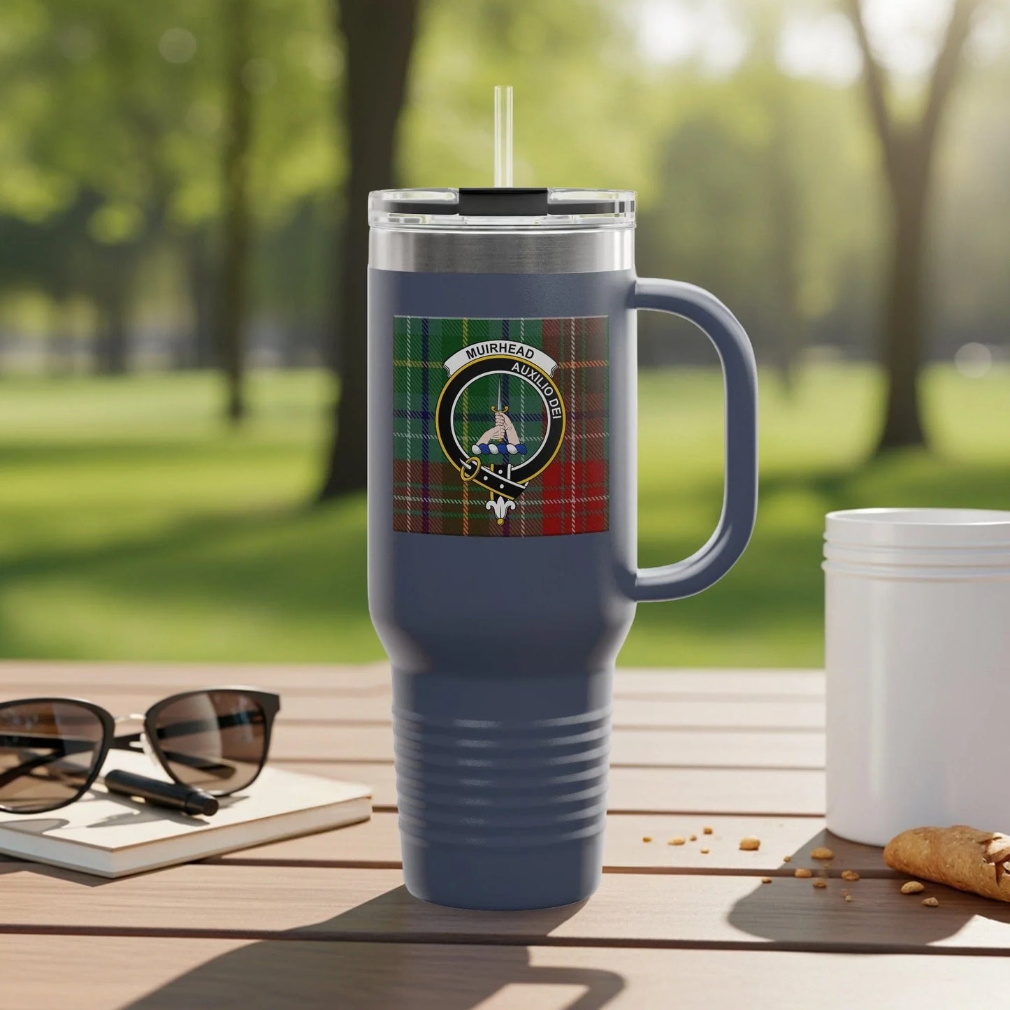 Murrayhead Aut Quoc Clan Emblem Travel Mug product