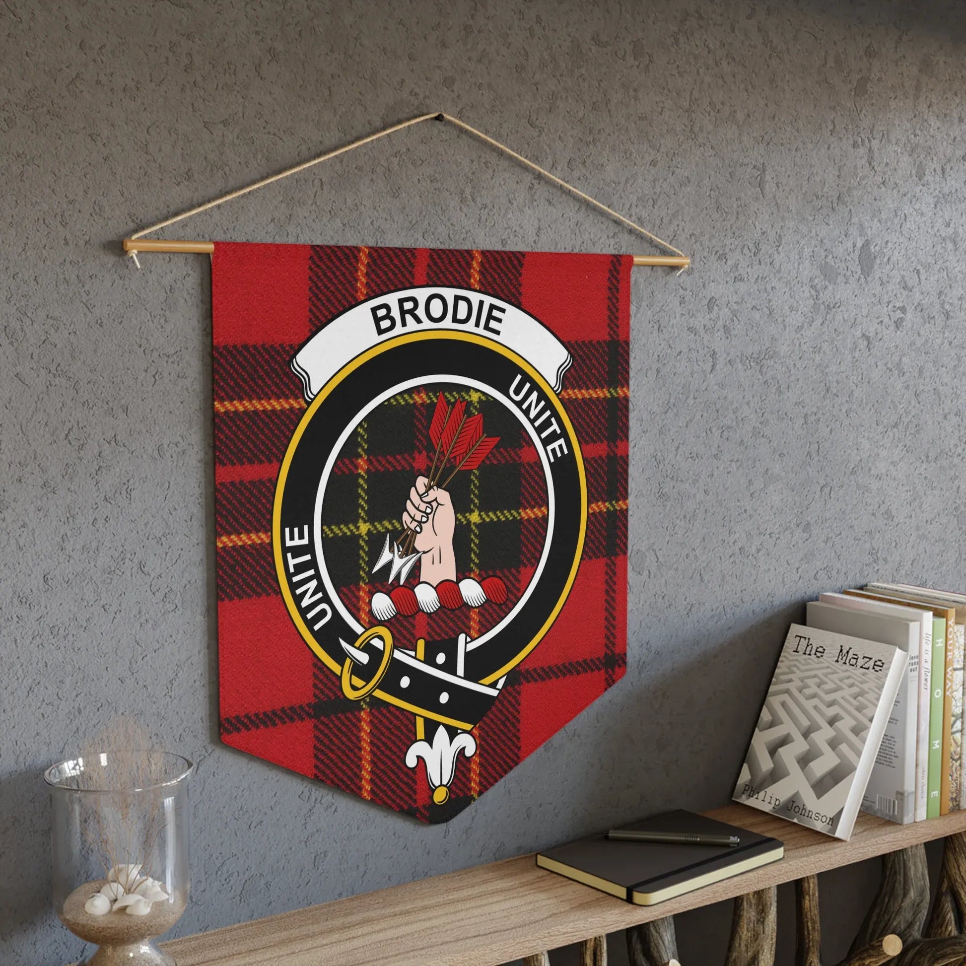 Scottish Clan Brodie Unite Tartan Wall Hanging product