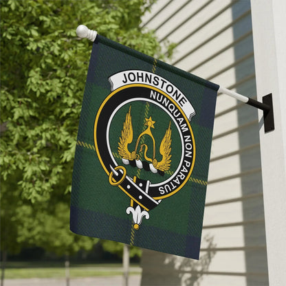 Johnstone Nunquam Non Paratus Crest House Flag product