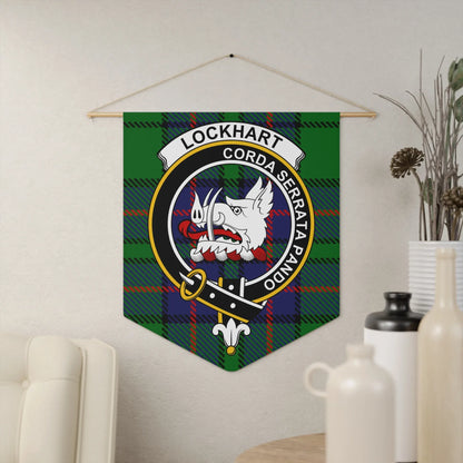 Lockhart Corda Serrata Pando Crest Tartan Banner product