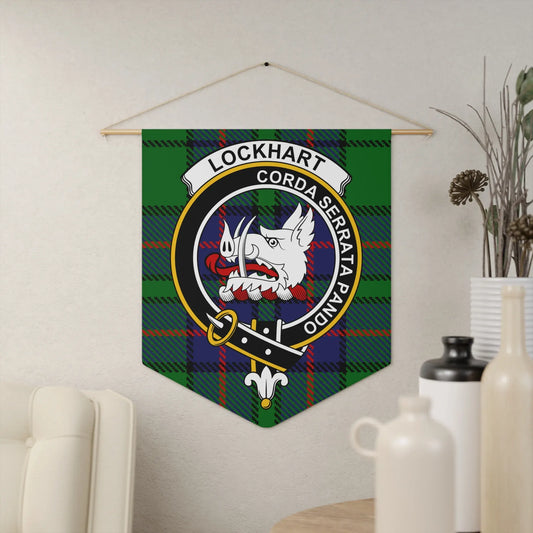 Lockhart Corda Serrata Pando Crest Tartan Banner product