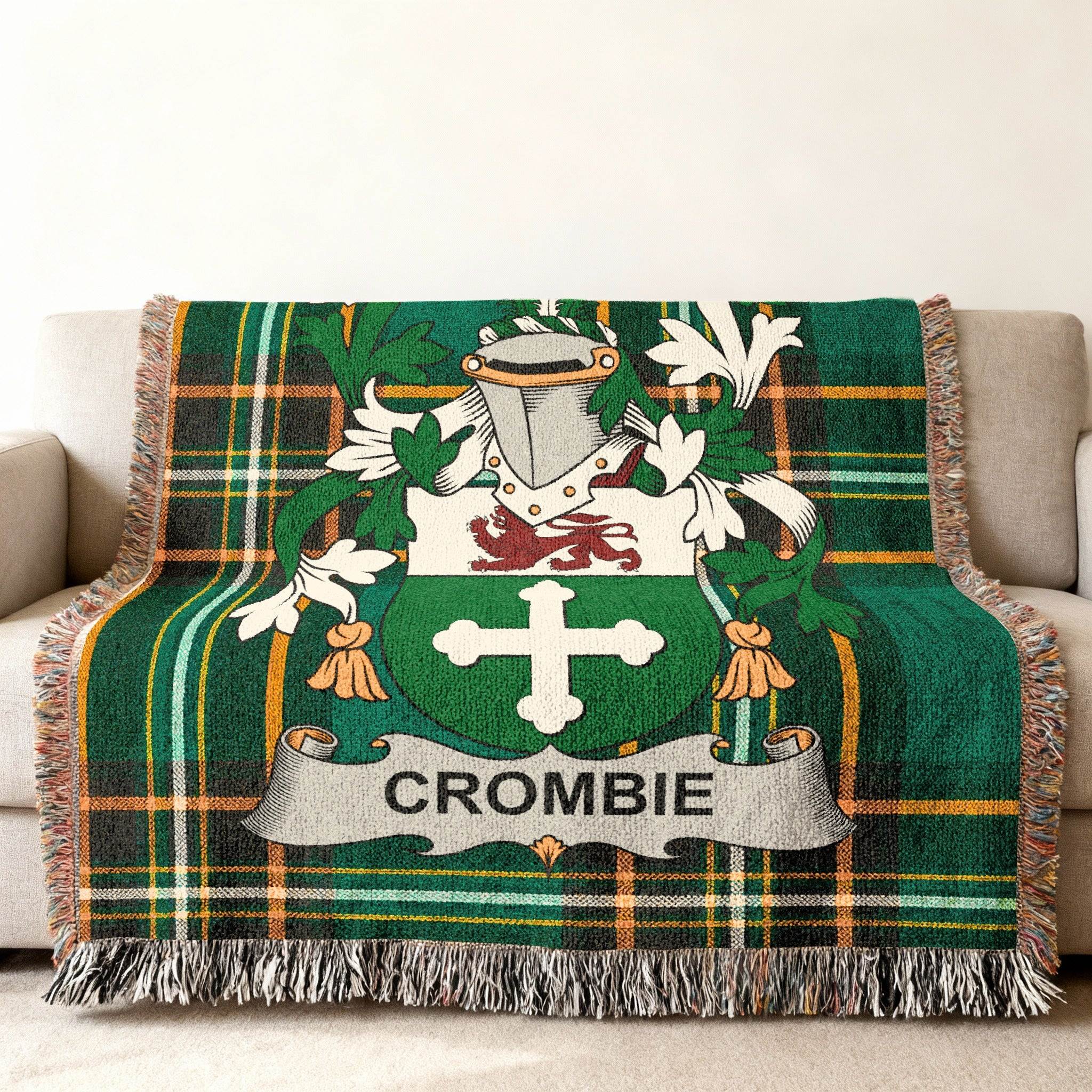 Crombie Crest Tartan Throw product type