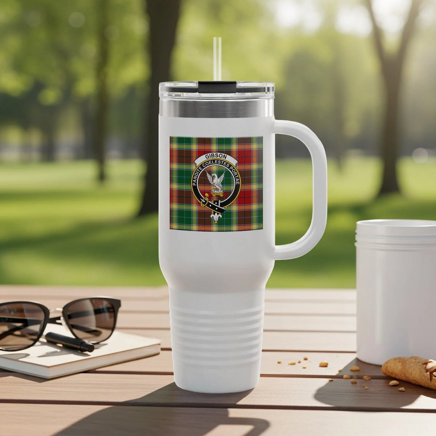 Large Tartain Design Gibson Heritage Insulated Drink product