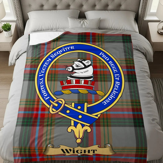 Crest Plaid Blanket for Cozy Home Decor Product