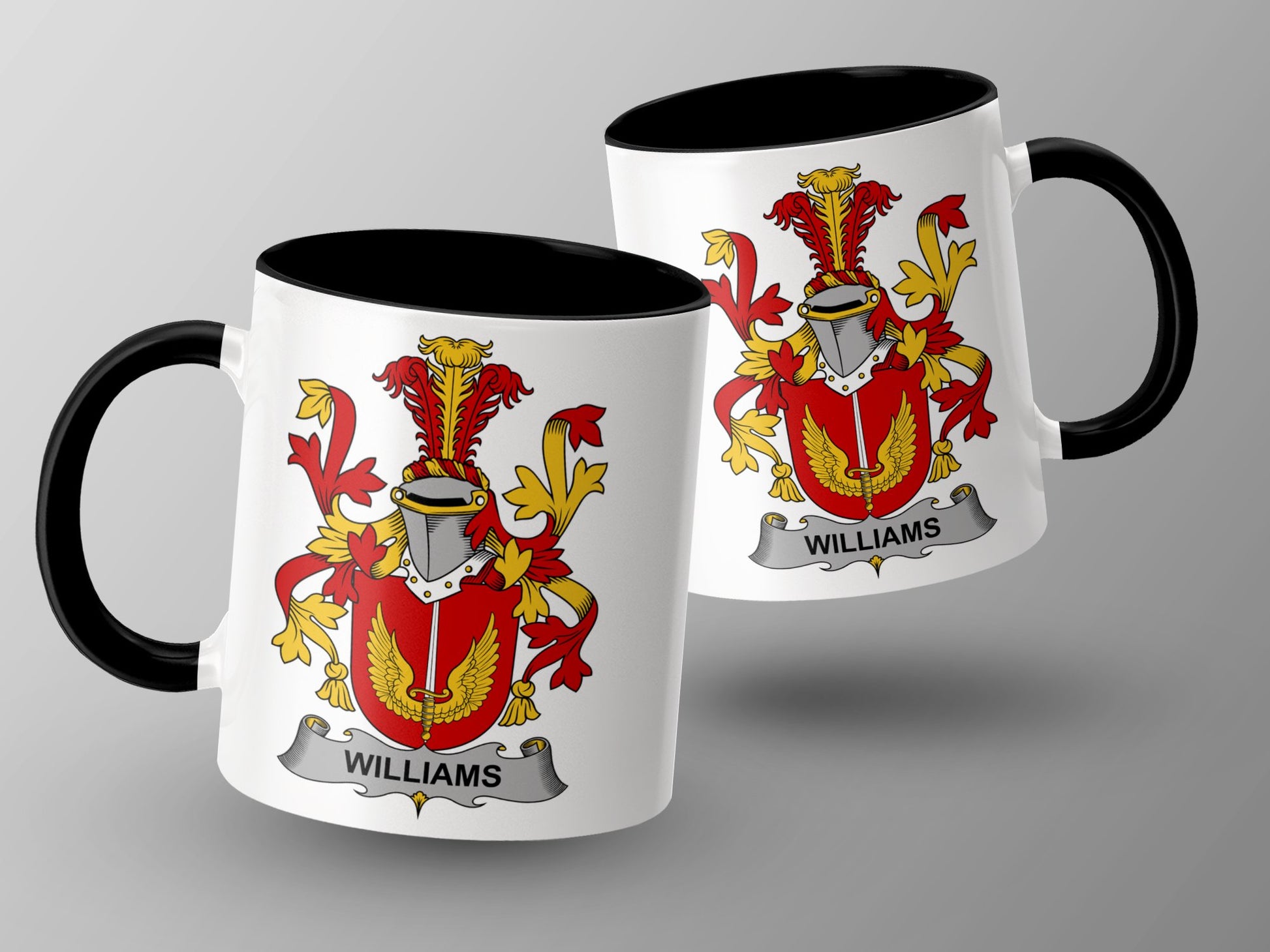 Williams Surname Irish Coat of Arms Mug - Living Stone Gifts