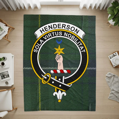 Henderson Sola Virtus Nobilitat Clan Crest Rug product