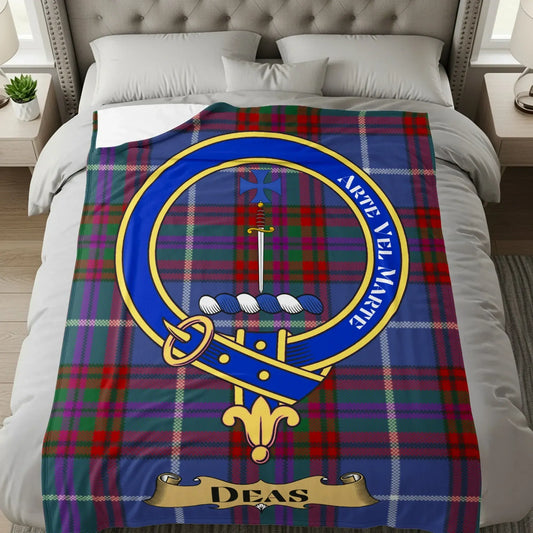 Deas Tartan Plaid Crest Design on Bedding product