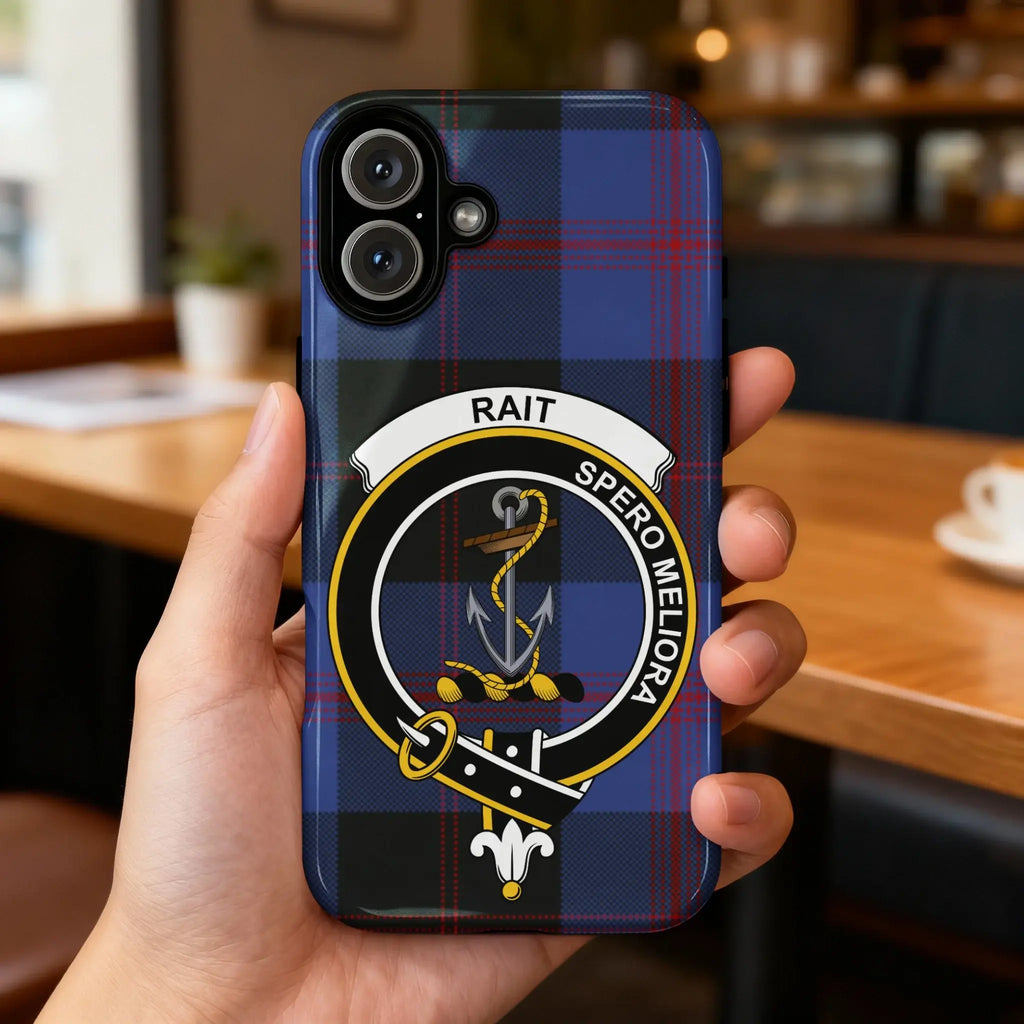Spero Meliora Rait Clan Crest Tartan Phone Case