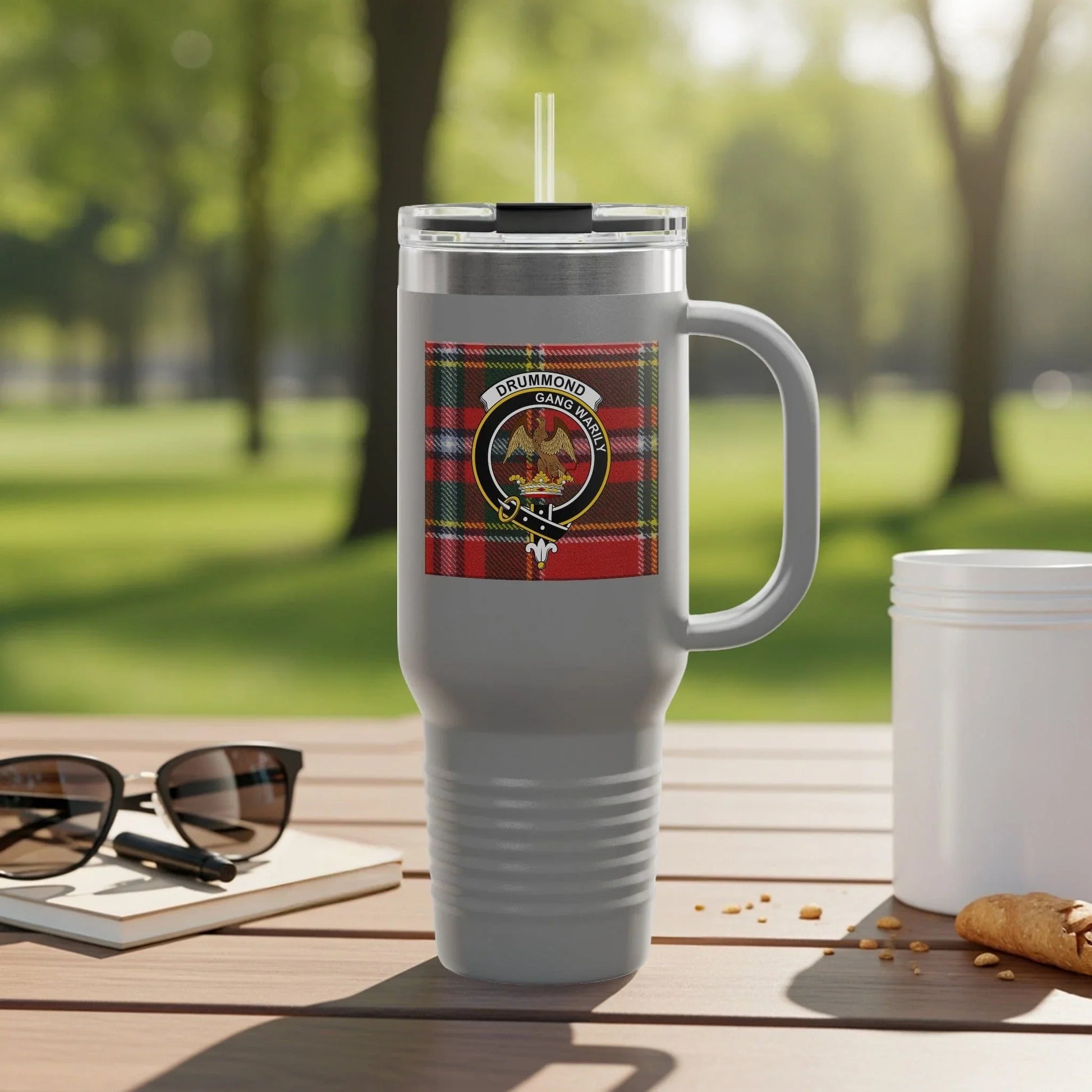 Drummond Plaid Design Travel Mug for Beverage product