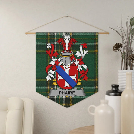Phaire Family Crest Green Plaid Wall Hanging product