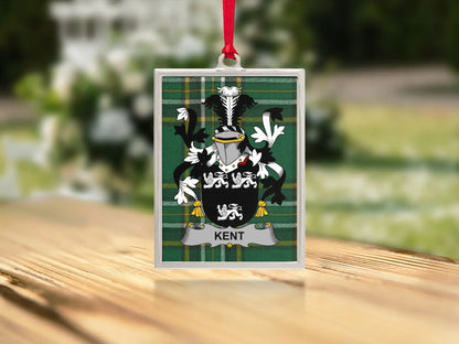 Elegant Kent Family Crest Ornament product