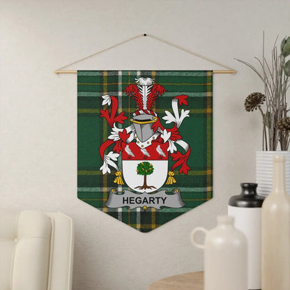 Hegarty Family Crest Coat of Arms Wall Hanging product type