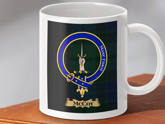 McCoy Family Crest Emblem Mug Personalized Product