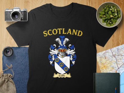 Scotland Leslie Family Crest T-Shirt product type