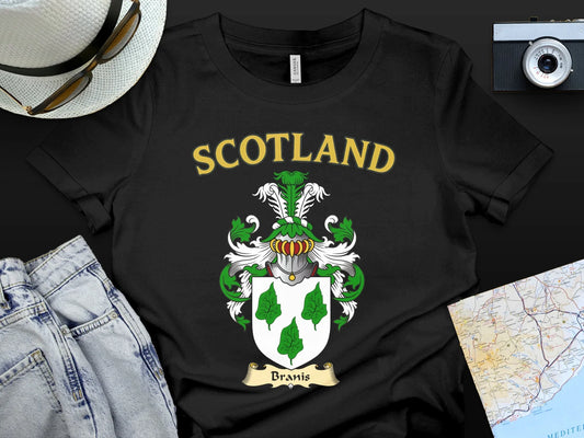 Scotland Crest Graphic T-shirt Ideal Casual Wear product